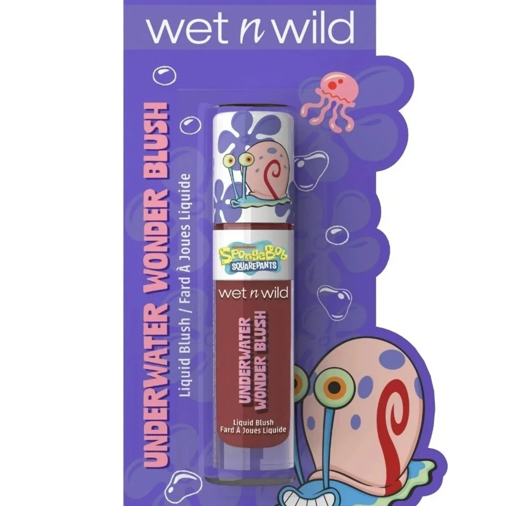 Wet N Wild SpongeBob Underwater Wonder Liquid Blush - Snailed It